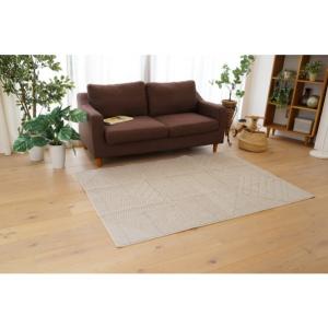 スミノエ スミノエ 洗える ラグ アトレ 185×185cm アイボリー アイボリー 185×185cm 13285718 185X185 IV