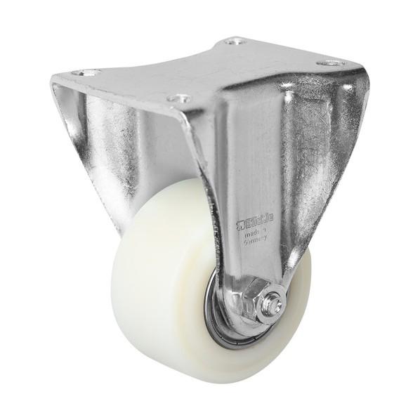 シシク Blickle 低床重荷重用固定キャスター 80径 GSPO車輪 BH-GSPO-80K