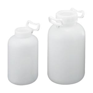 サンプラ PE取手付広口瓶 5L ▽557-6270 02507 1個 : プロキュアエース