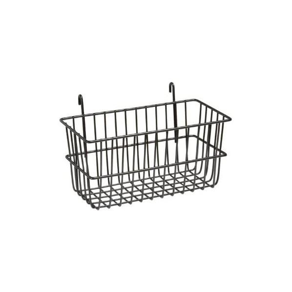 スガツネ イベントスペースシステムオープンワイヤーメッシュ用バスケット ブラック 809328-BK...