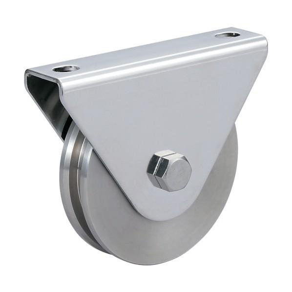 スガツネ SUS製重量用戸車枠付V型JS300-200V200024742 JS300-200V(2...