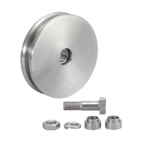 スガツネ SUS製重量用戸車枠無V型JS310-75V200024745 JS310-75V(200...