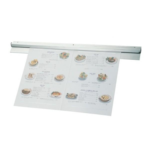 スギコ産業 18-8 メニューハンガー 450×85mm TO-131 1個