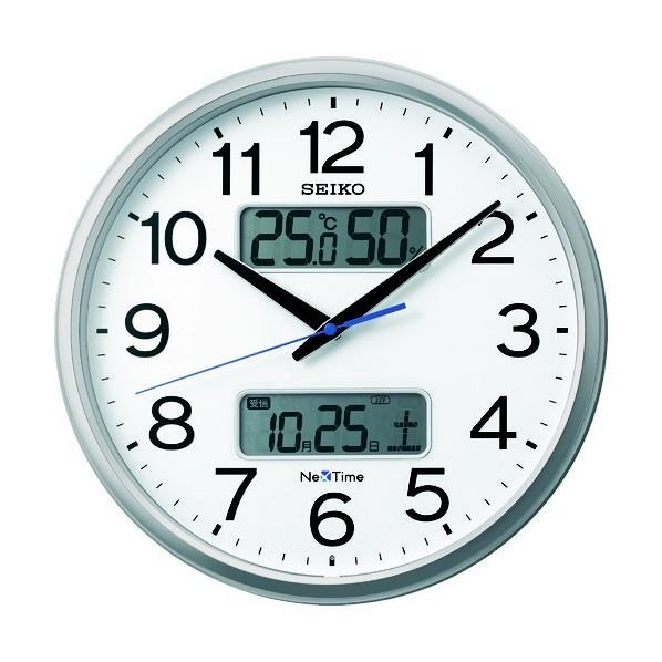 セイコークロック 電波掛時計 セイコーネクスタイム(ハイブリッド電波時計) ZS250S 1個