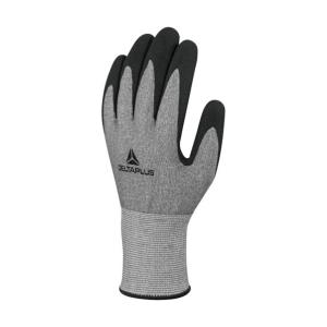 セーフラン安全用品 VENICUT F XTRE CUT/耐切創2重ニトリルコート手袋  グレー×ブラック M D0043-M