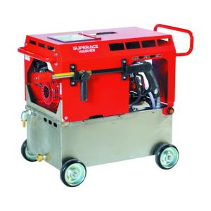 スーパー工業 【代引不可】スーパー工業 高圧洗浄機 エンジン式防音型