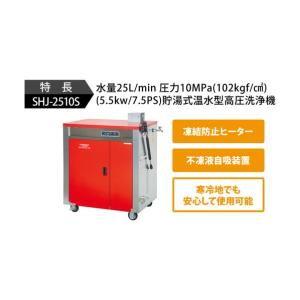 スーパー工業 モーター式高圧洗浄機(温水タイプ...の詳細画像4