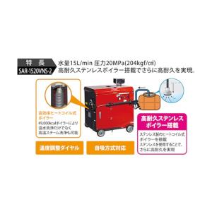 スーパー工業 モーター式高圧洗浄機SAR-15...の詳細画像3