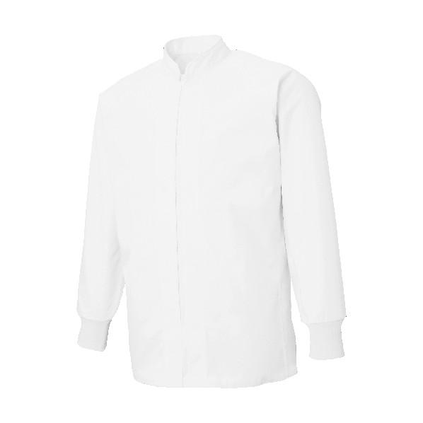 ※法人専用品※サンエス 男女共用コート(常温タイプ)4L ホワイト FX70940R-4L-C11 ...