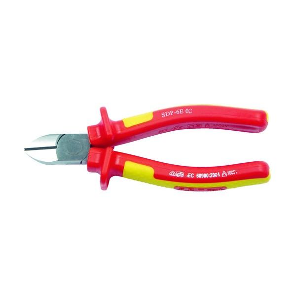 バーコ（BAHCO) Tech-EV 絶縁工具 強力型ニッパ 165mm OLCSDP6EA 1