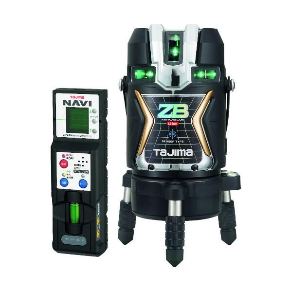 TJMデザイン レーザー墨出器 NAVIZEROBLUEセンサーリチウム-KJC ZEROBLSN-...