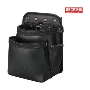 Tajima（タジマ） セフ着脱式腰袋 セフツイン腰袋 本革 2段小 SFKBK