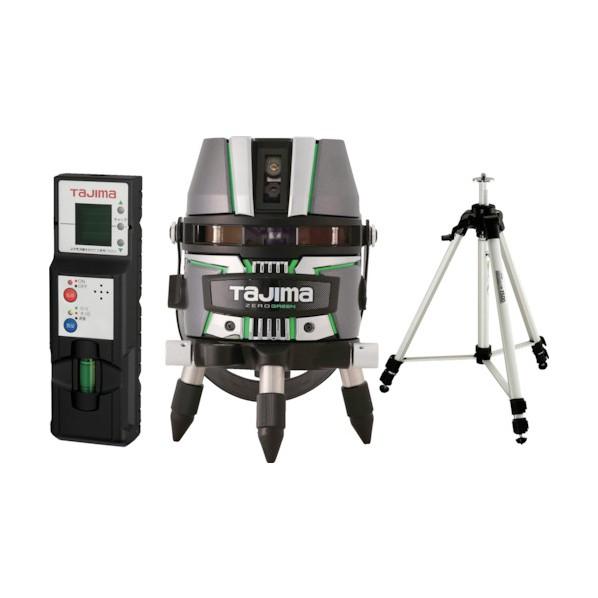 TJMデザイン レーザー墨出器 ZEROGREEN KJY 受光器・三脚セット ZEROG2-KJY...