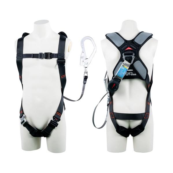 藤井電工 スマートハーネス 黒  Mサイズ TH-SM510-OH93SV-OT-BLKM-R23B...