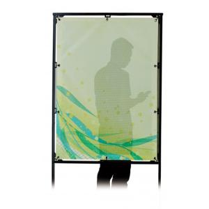 テラモト 屋外移動式パーテーション H190c...の詳細画像4