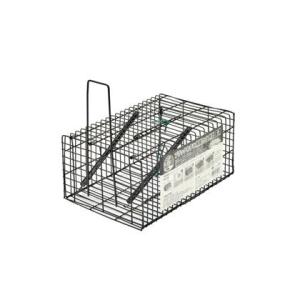 高儀(EARTMAN) ブラックねずみ捕獲カゴ 角型 小 H200×W225×D145(mm)