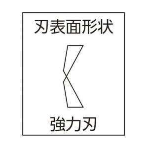 ツノダ KingTTC喰切ニッパー(エンドニッパー) 165mm EN-165Sの商品画像