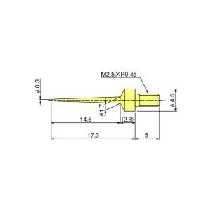 テクロック ダイヤルデプス用測定子 ZS-523