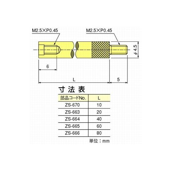 テクロック DM214・224 用継足80 ZS-666