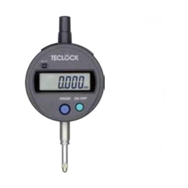 ※法人専用品※テクロック デジタルインジケータ(最小表示量0.001mm 測定子先端形状球面R＝1....