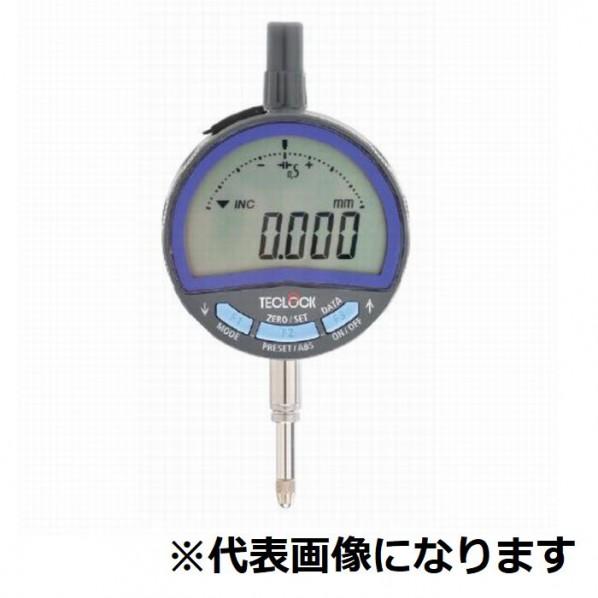 テクロック デジタルインジケータ(最小表示量0.001mm 測定子先端形状球面R＝1.5mm超硬合金...