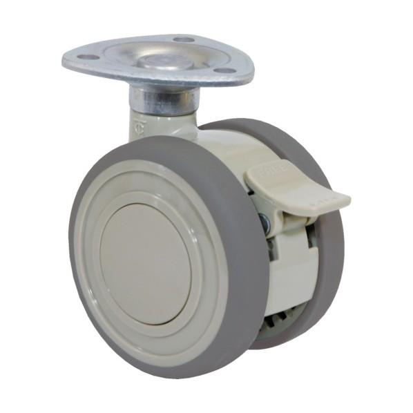 東海キャスター エラストマー車輪 60径 TEA60JS