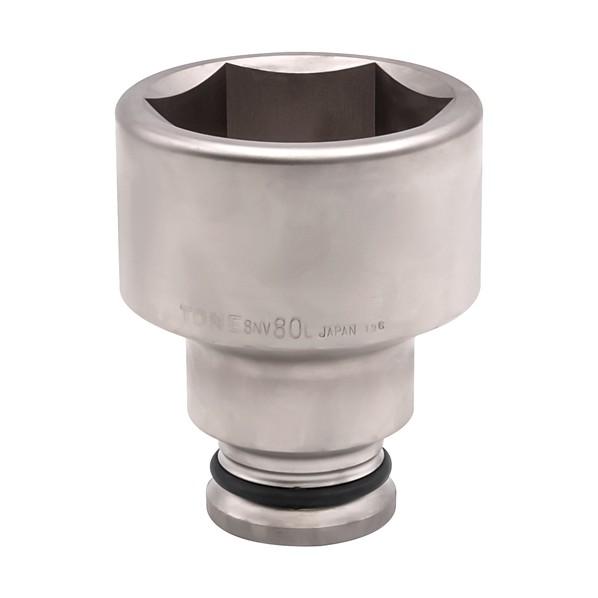 トネ インパクト用ロングソケット 80mm 8NV-80L 1