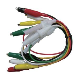 テイシン電機 テイシン　ヒューズホルダー付テストリード（シールドクリップＭ両端付） TLA-19 5本