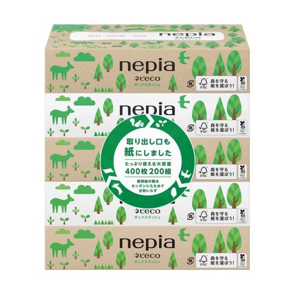 王子ネピア ネピアECOティシュ200W 5コパック 18188 1袋