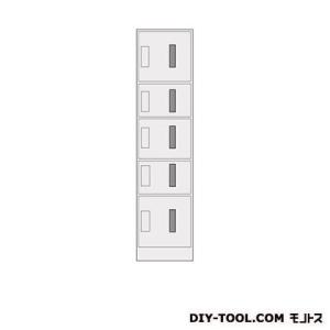 東精ボックス 電池対応片面式宅配ボックス5ボックス ヘアーライン 幅420×奥行き517×高さ179...