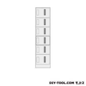 東精ボックス 電池対応片面式宅配ボックス6ボックス ヘアーライン 幅420×奥行き517×高さ179...