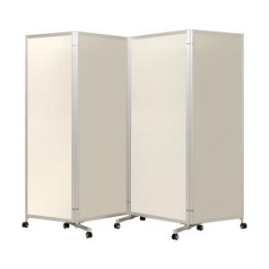 トラスコ(TRUSCO) 4連パーテーション H2100 アイボリー TKV4-2100-IV 1点