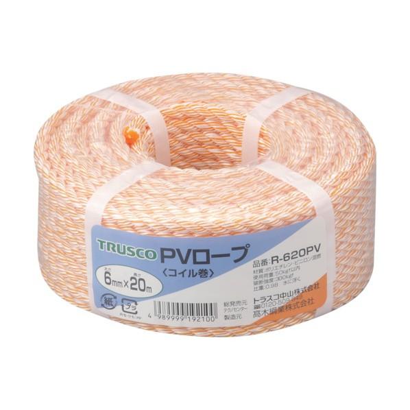 トラスコ ＰＶロープ３つ打線径６ｍｍＸ長さ２０ｍ 135 x 138 x 59 mm R-620PV
