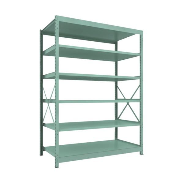 トラスコ Ｒ３型中量棚１８００Ｘ９００ＸＨ２４００６段単体 R38696