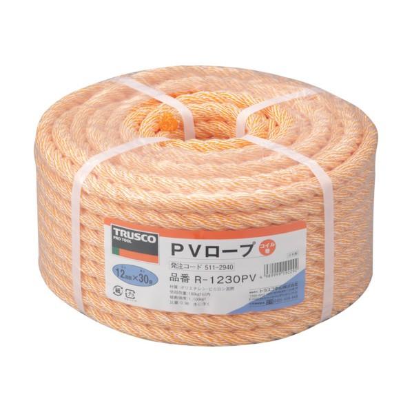 トラスコ ＰＶロープ３つ打線径１２ｍｍＸ長さ３０ｍ R-1230PV