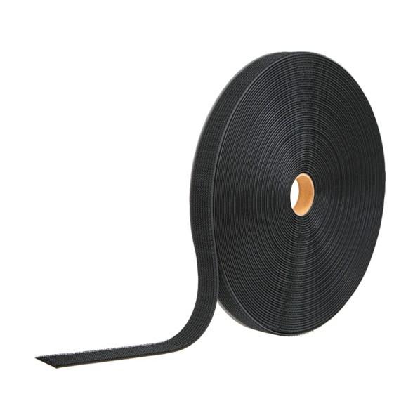 トラスコ フリーマジック結束テープ片面幅２５ｍｍＸ長さ２５ｍ黒 308 x 281 x 39 mm ...