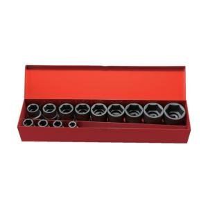 トラスコ インパクト用ソケット１３個組セット差込角１２．７ｍｍ 105 x 235 x 65 mm T4-13SET 1Ｓ