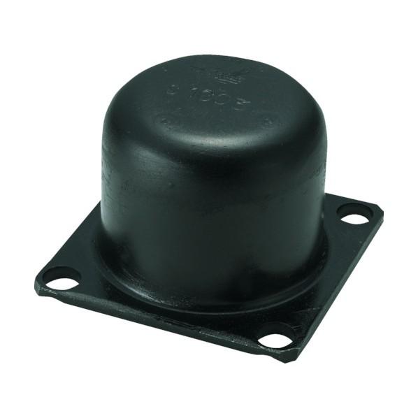 トラスコ 丸型ストッパー許容荷重２４９９ｋｇｆ 80 x 80 x 56 mm TS102