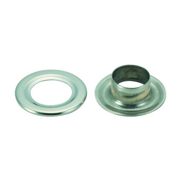 トラスコ 両面ハトメ真鍮ニッケルメッキ8mm400組入 80 x 80 x 100 mm THP-B...