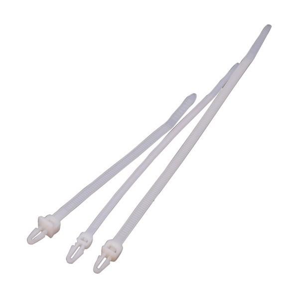 トラスコ プッシュマウントタイ(ウィング無)幅4.8x203取付穴径4. 285 x 127 x 4...