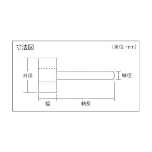 トラスコ 薄型フラップホイール40X5X6#1...の詳細画像3