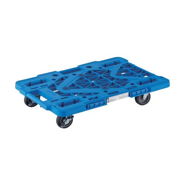 トラスコ ルートバンメッシュタイプ 615X415 4輪自在 S付 青 615 x 415 x 11...