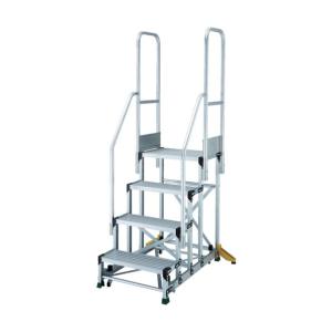 トラスコ Trusco ｔｒｕｓｃｏ ｔｓｆ型踏台 ｈ１０００ 階段両手すり
