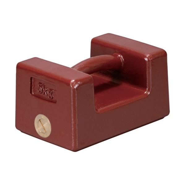 トラスコ M4級 鋳鉄製枕型分銅 5kg M2RW-5KG 1点