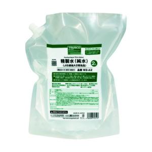 トラスコ 精製水(純水)2L パウチタイプ JI...の商品画像