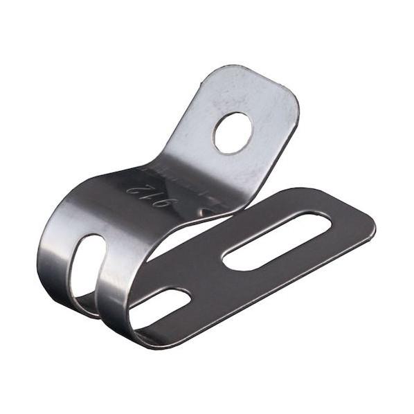 トラスコ 片サドルPRO ステン 同軸ケーブル 適合ケーブルφ5.4〜8.0 100個入り TM2-...