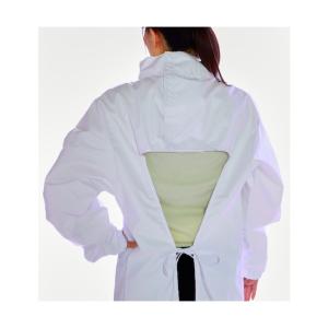 トラスコ 耐薬品性ハイネックスモック フリーサ...の詳細画像1