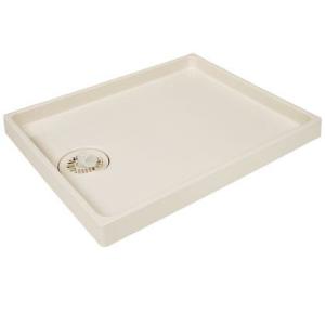 テクノテック スタンダード防水パン 排水口位置:中央 アイボリーホワイト W780×D640×H63mm TP-780C 1台