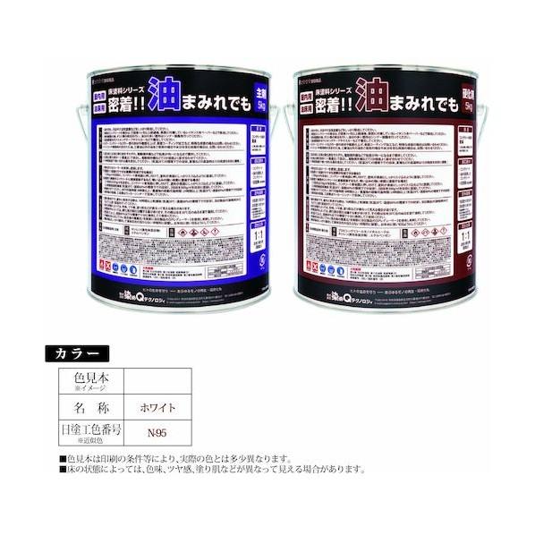 染めQ 床塗料シリーズ ホワイト ミツチヤクアフ゛ラマミレテ゛モ 1P