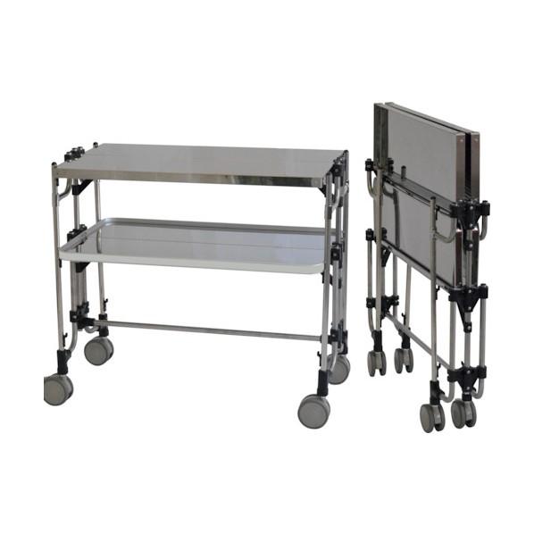 トクヤマ 折りたたみ式作業台ワゴン FET-W3-RNO